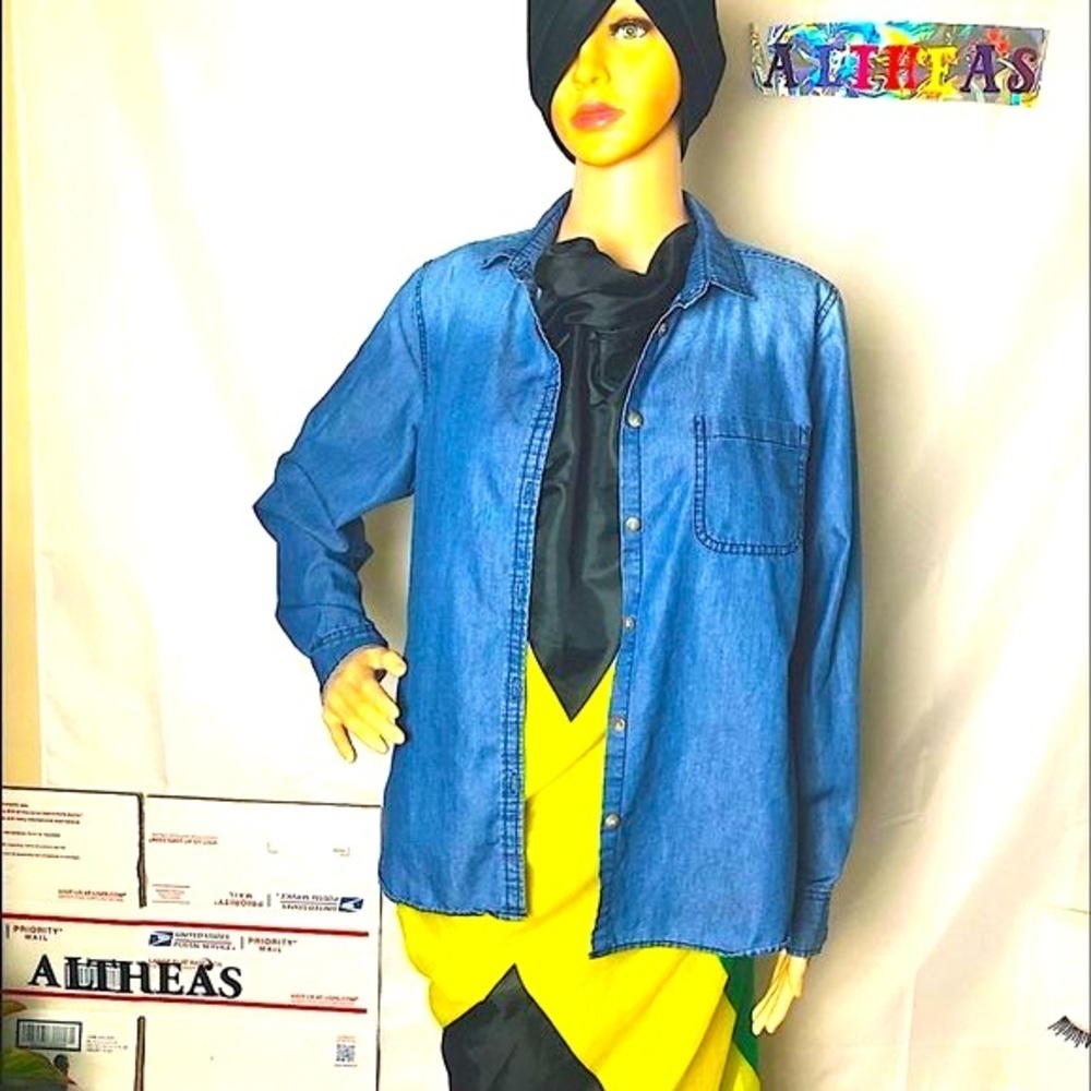 BONGO denim top